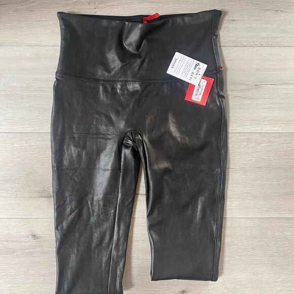 Spanx Faux Leather Leggings Black Multiple Sizes New With Tags - Picture 9 of 12
